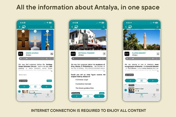 TOP Antalya : Private Guided Tour with your mobile