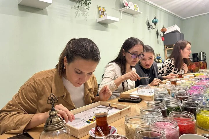 Turkish Mosaic Lamp Workshop in Antalya Near Old Town