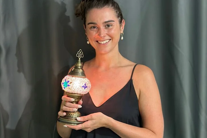 Turkish Mosaic Lamp Workshop in Antalya Near Old Town