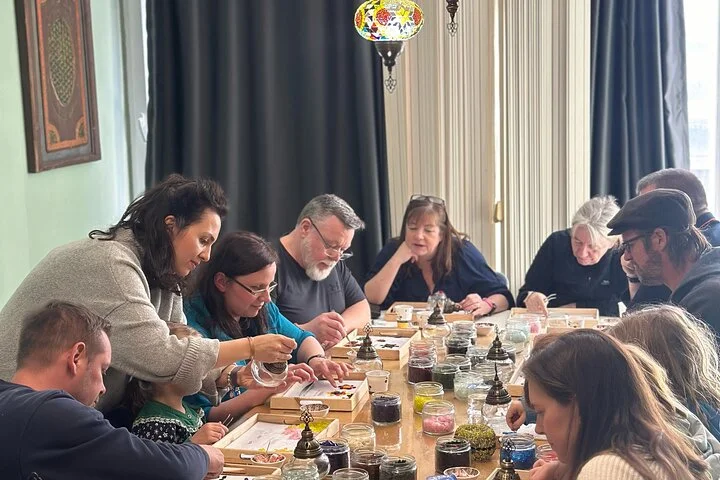 Turkish Mosaic Lamp Workshop in Antalya Near Old Town