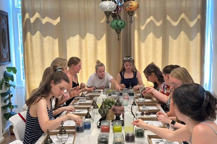 Turkish Mosaic Lamp Workshop in Antalya Near Old Town