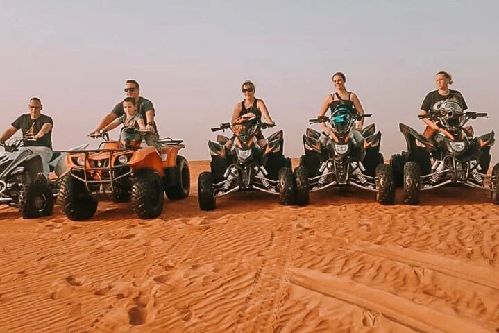 Ultimate Desert Experience Quad Bike, Sandboarding, Camel Ride