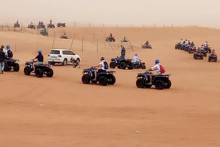 Ultimate Desert Experience Quad Bike, Sandboarding, Camel Ride