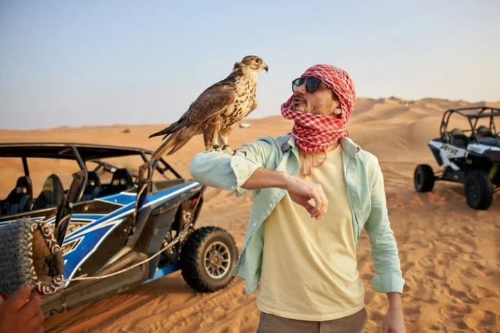 VIP Desert Safari Camel Ride Live Shows & BBQ Dinner with pick up
