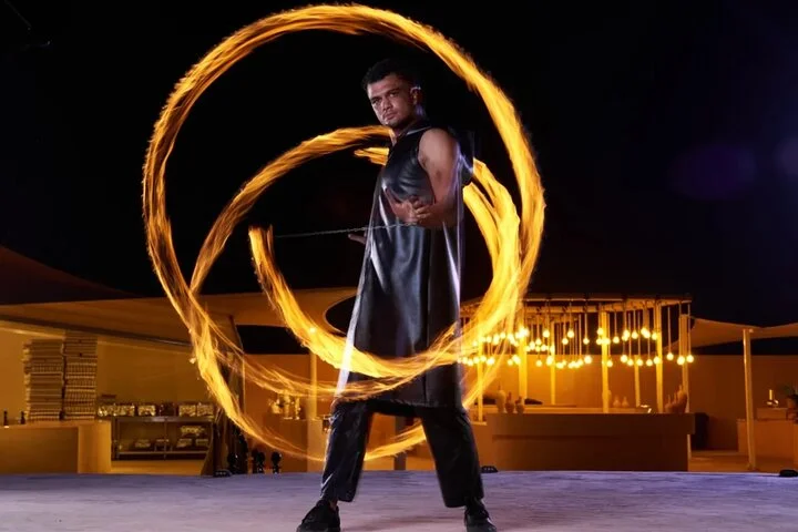 VIP Desert Safari Camel Ride Live Shows & BBQ Dinner with pick up