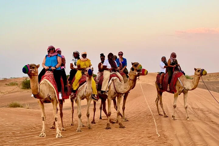 Vip desert safari camel ride, quad bike and BBQ