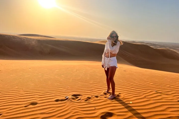 Vip desert safari camel ride, quad bike and BBQ