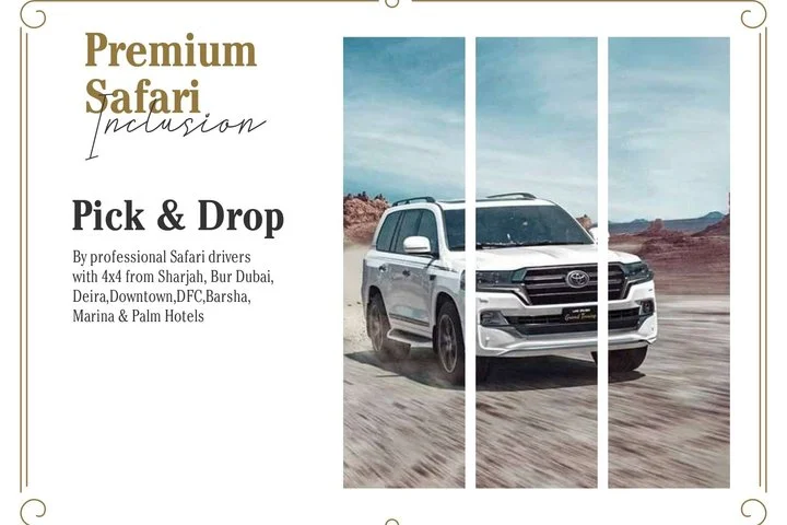 VIP Desert Safari Private & Front Area VIP Table Service