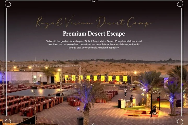 VIP Desert Safari Private & Front Area VIP Table Service