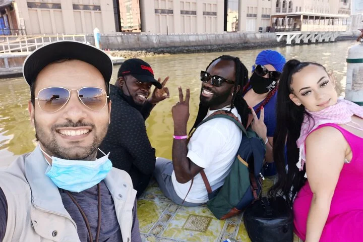 Walking tour Dubai Old Town / Old City, Creek, Abra, Souks